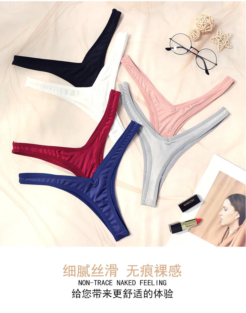 2025 Sexy Simple Low Waist Briefs Women's Wholesale Thong New Hip Lifting Pants