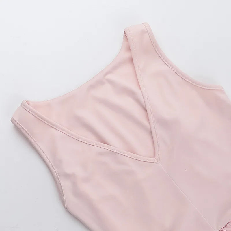 Tuularose Bow Sleeveless Dress Women Summer Pink Backless Sexy Slim Pleated Short Dress Elegant Party Evening Dress Vestidos Y2k