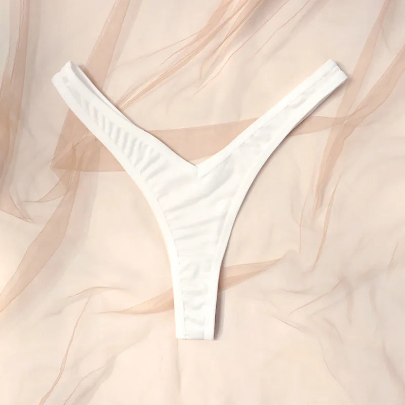 2025 Sexy Simple Low Waist Briefs Women's Wholesale Thong New Hip Lifting Pants
