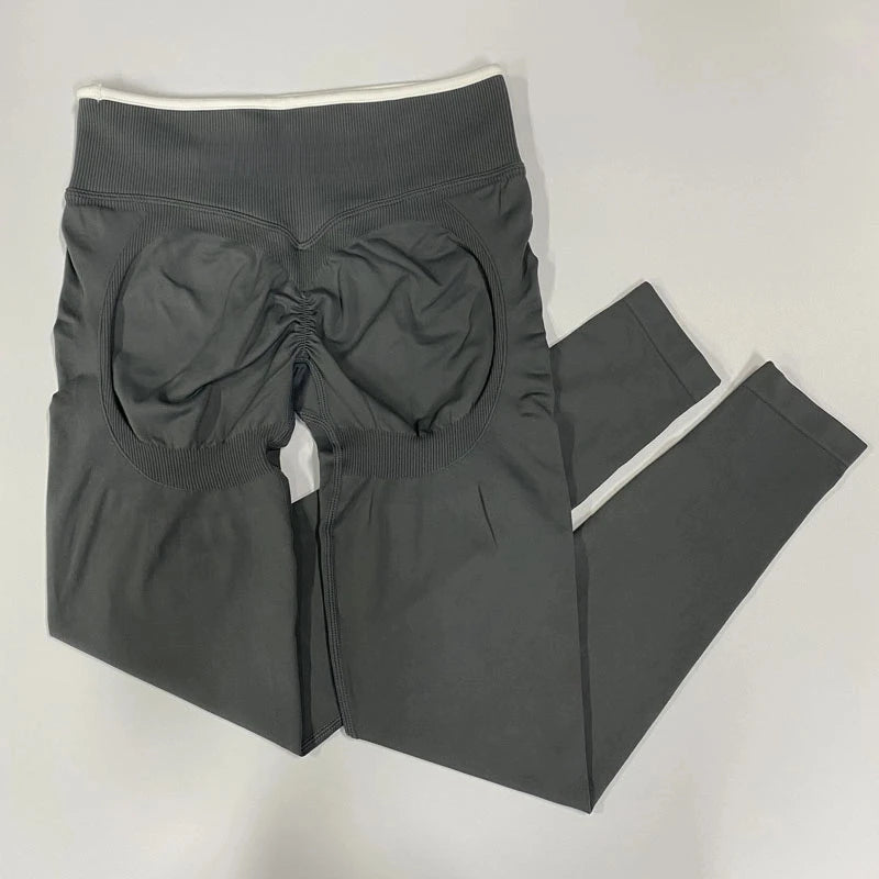 Ignite Sculpt ScrunchSeamless Scrunch teveo  Legging for Women Yoga Pants Hip Lifting Running Exercise Gym Ignite Sculpt Series