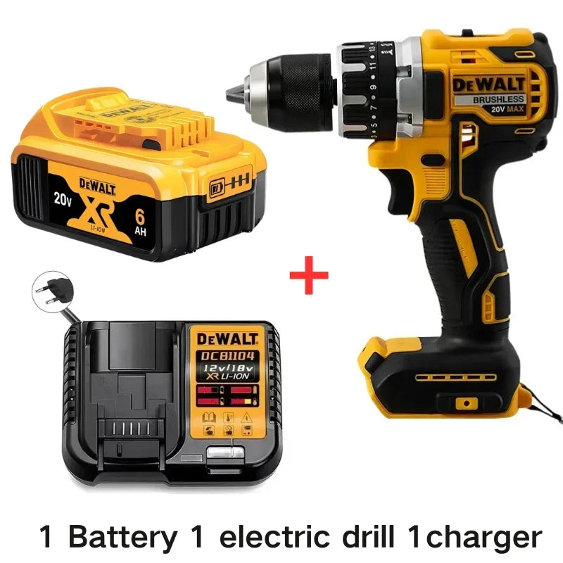 For DeWalt Battery PIN Dcd796 Screwdriver 20v Brushless Electric Hand Drill 13mm Pistol Drill Electric Screwdriver Tool