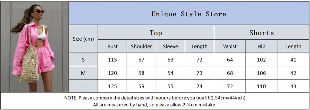 Women Casual Brown Cotton Linen Shirt Pants Suit Fashion Single Breasted Blouses Elastic Waist Pant Set 2025 Spring Loose Outfit