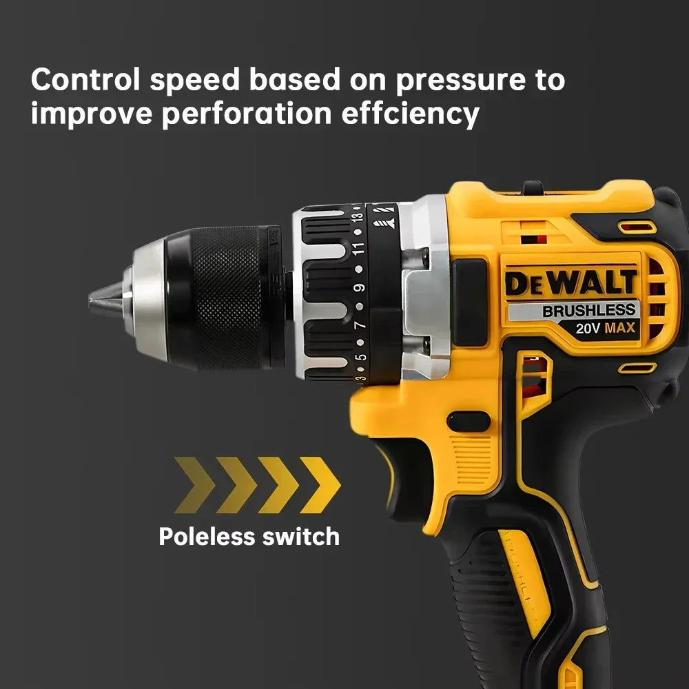 Dewalt 796 Cordless Brushless Impact Drill Brushless Drill Multifunctional Rechargeable Portable 20V Battery Power Tools