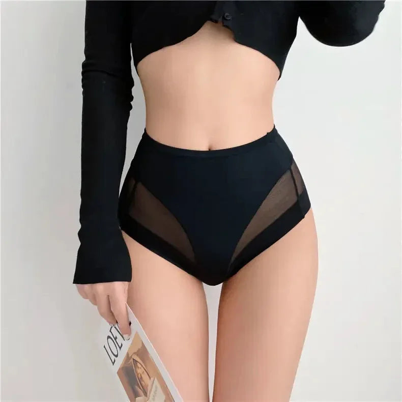 1/2/3/4 Pcs Womens Slimming Panties High Waist Tummy Control Briefs Female Trainer Shaping Underpants Butt Lifter Underwear
