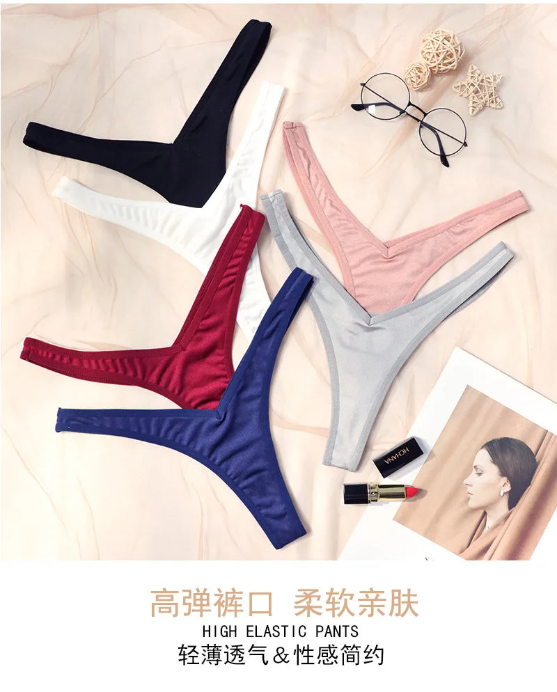 2025 Sexy Simple Low Waist Briefs Women's Wholesale Thong New Hip Lifting Pants