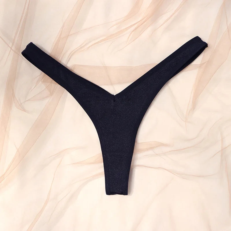 2025 Sexy Simple Low Waist Briefs Women's Wholesale Thong New Hip Lifting Pants