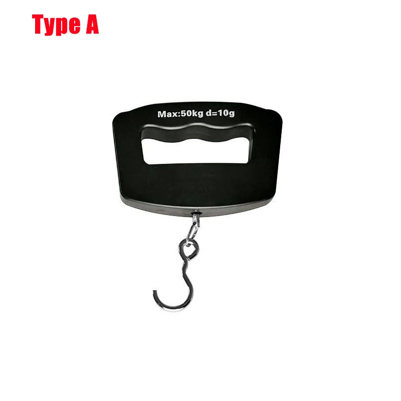 Portable Digital Scale LCD Display Fish Weight Backlight Hanging Scales Luggage Hook Suitcase Travel Weighing Scale 50KG