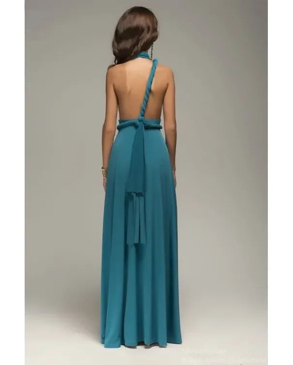Sexy Fashion BandageLong Dresses Women Girl Summer Boho Female Red Long Dresses Fashion Multi Rope Bandage Drersses for Party