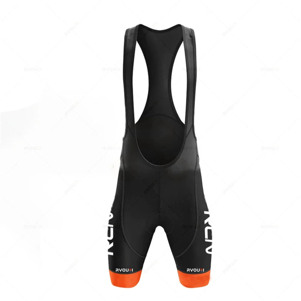2025 RCN Team Cycling Jersey Set Summer Breathable Road Bicycle Suit Riding Uniform Bike MTB Clothing New Sports Cycling Kits