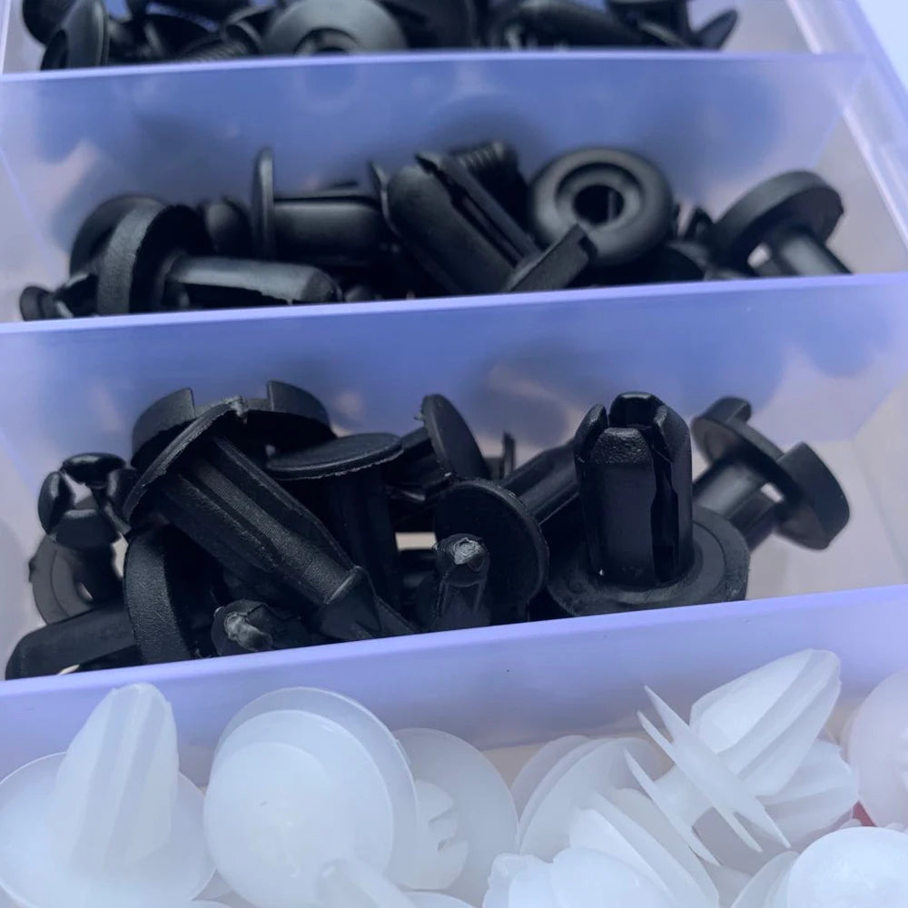 Auto Fastener Clip Mixed Car Body Push Retainer Pin Rivet Bumper Door Trim Panel Fastener Kit Car Clips Box or Bag packaging