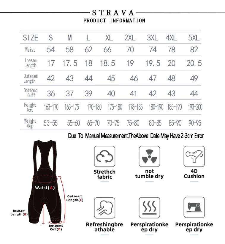 2024Strava Pro Bicycle Team Short Sleeve Maillot Ciclismo Men's Cycling Jersey Sets Summer Breathable Cycling Clothing Suit